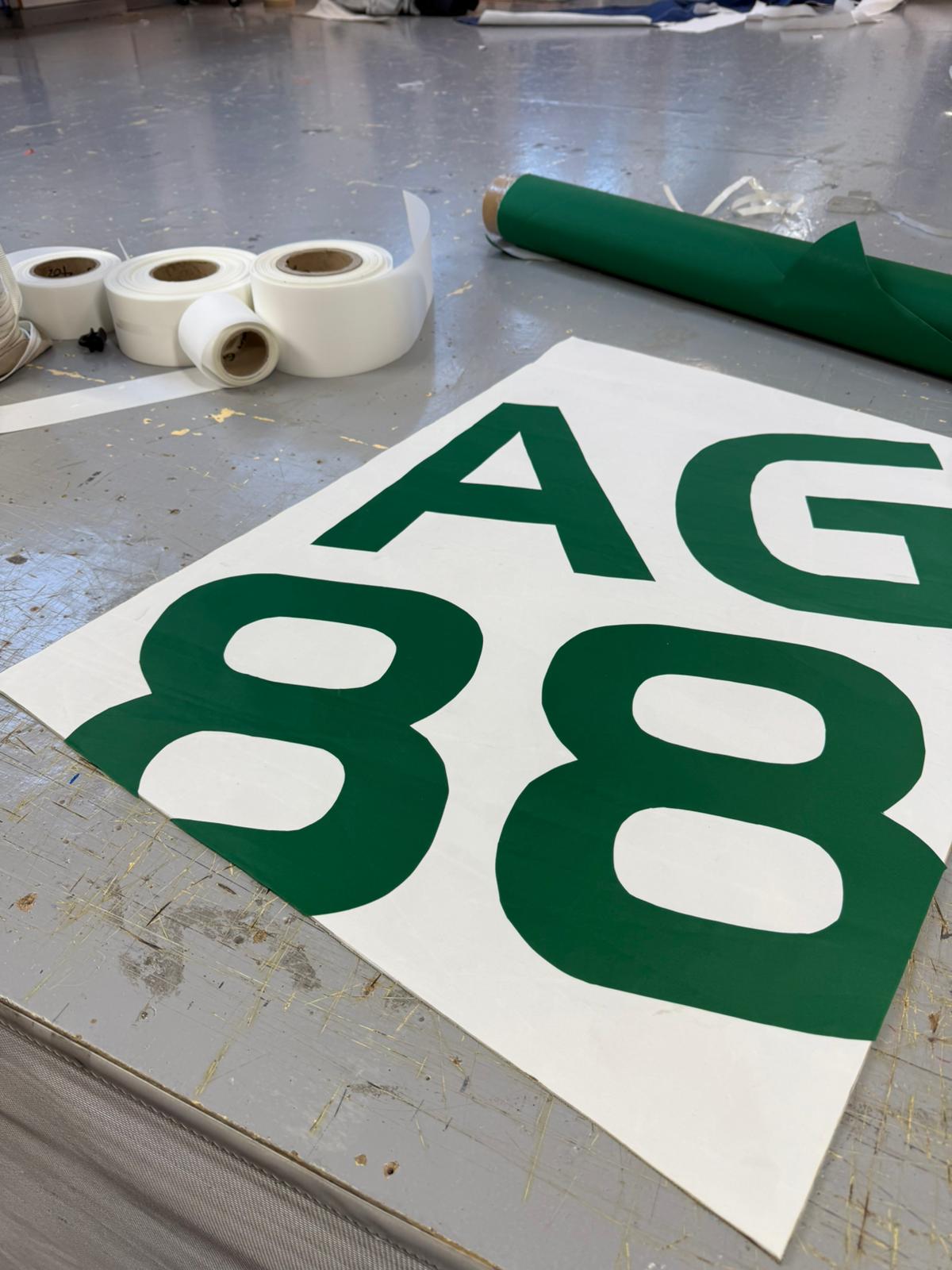 Sorting through recycled sails